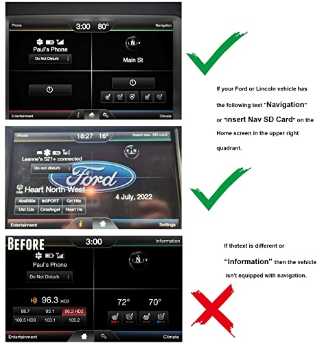 Navigation sd Card Fits Ford Lincoln USA Canada- 2025 New Map Updated A15 - GM5T-19H449-AJ