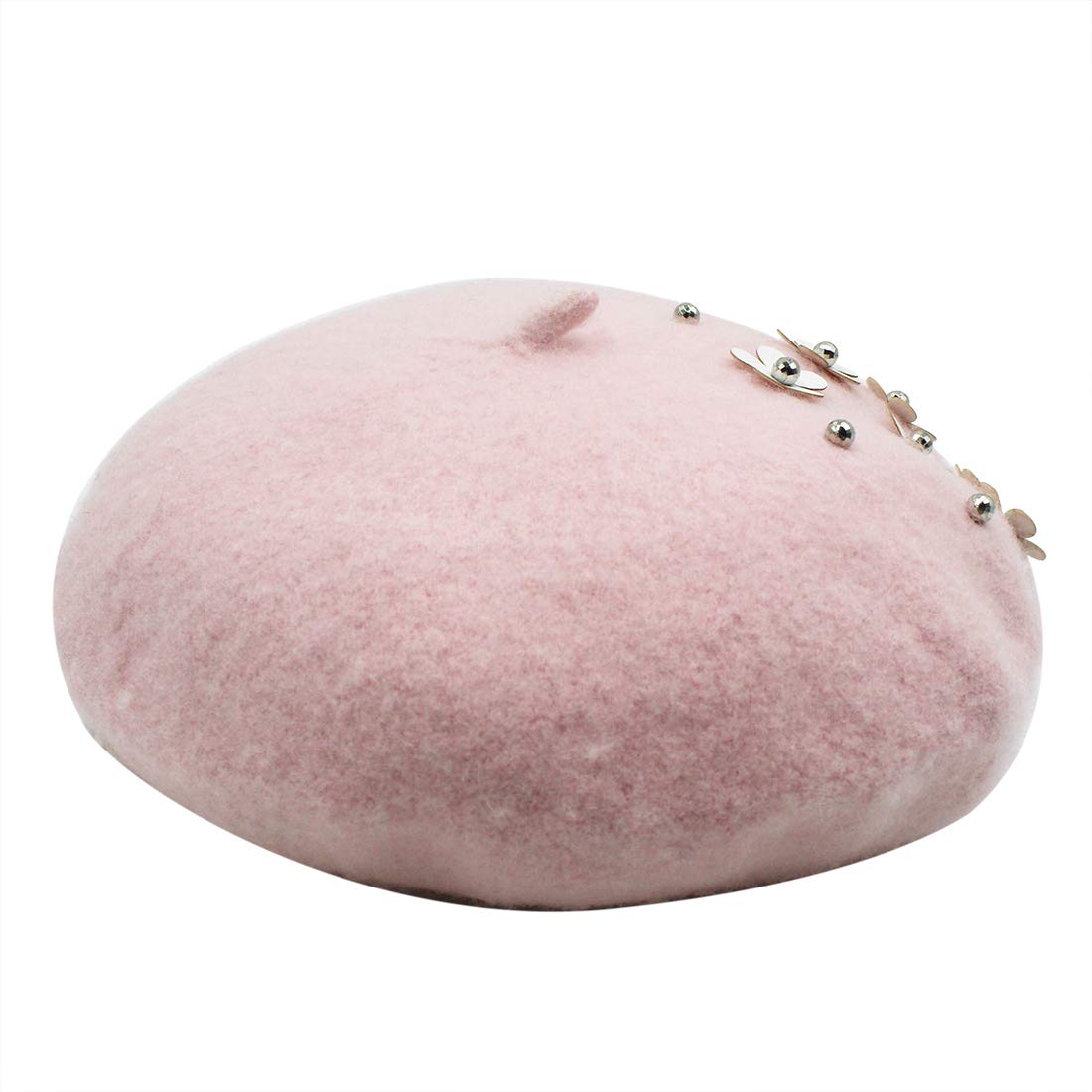 AIBEARTY Kids Girls French Pearl Beret Hat Winter Warm Artist Beanie Cap