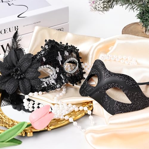 Daieeparty Masquerade Mask for Women-Lace Masks Women Costume Accessories
