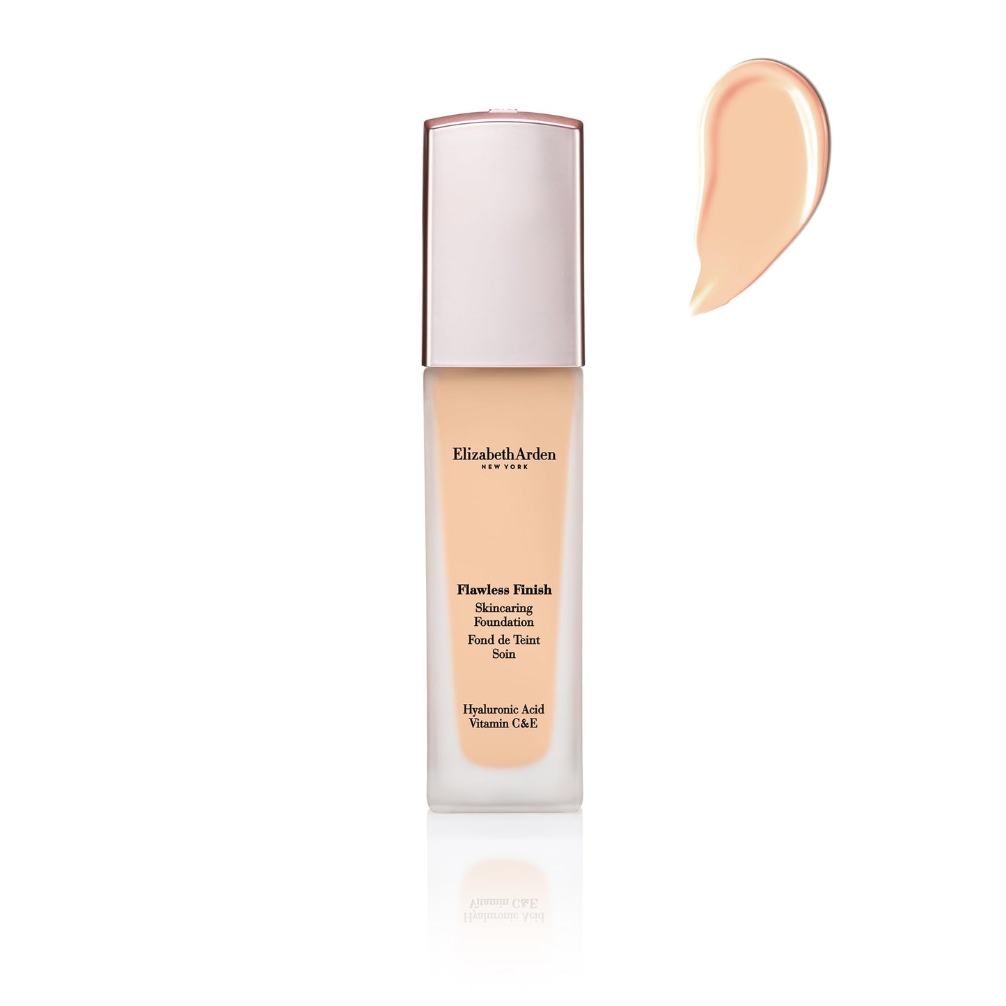 Elizabeth Arden Flawless Finish Skincaring Foundation with Hyaluronic Acid, Vitamin C & E, 140C (Fair skin with cool undertones)