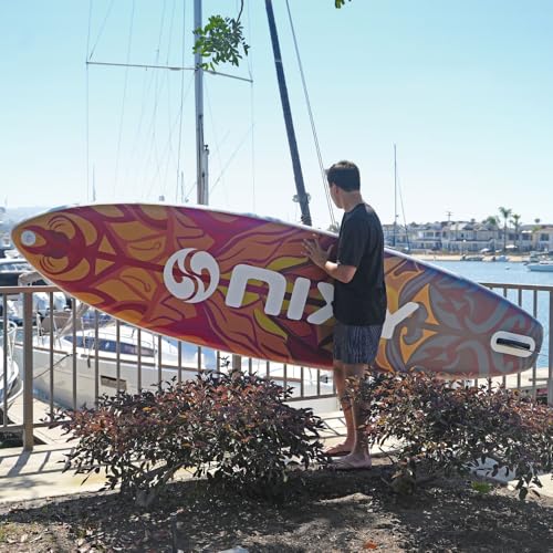 NIXY Monterey G5 Paddle Board Expedition & Touring - 11'6" x 34" x 6" Inflatable SUP - Welded Seams, Woven Drop Stitch for...