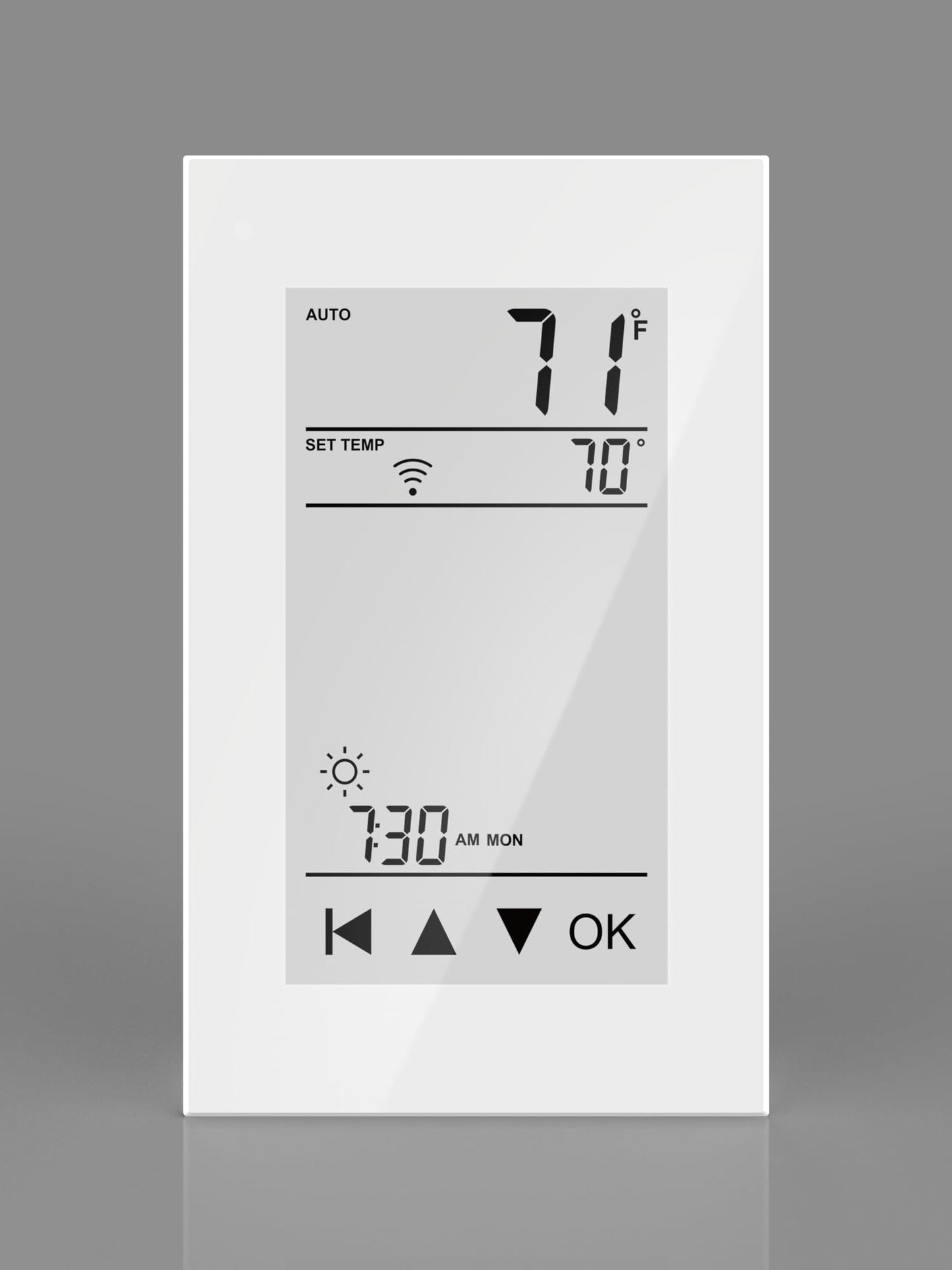 QuietWarmth Thermostat THERMAEGH Smart Home/WiFi Thermostat w/Built-in GFCI for Control of 120V or 240V Radiant Heat Includes Floor Sensor