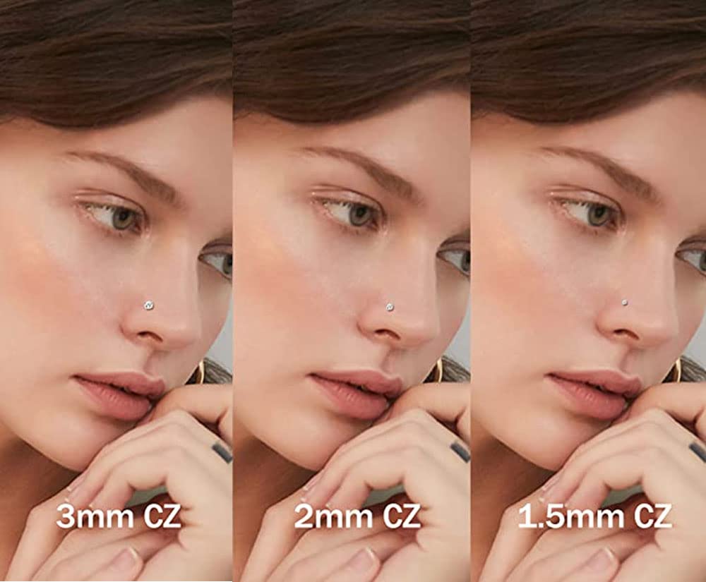 Renkovte 12Pcs Black Nose Rings Set: Titanium Stainless Steel, Hypoallergenic, 20g, 1.5-3mm, L Shape & Corkscrew Nose Studs