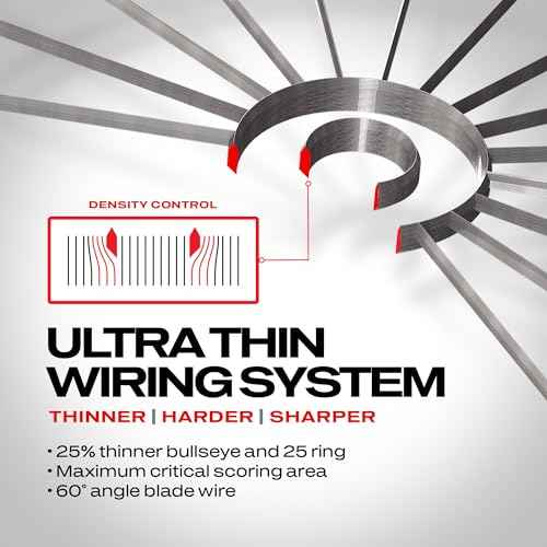 WINMAU Darts Blade 6 Professional Bristle Dartboard with Official Tournament Specifications | Endorsed by The PDC