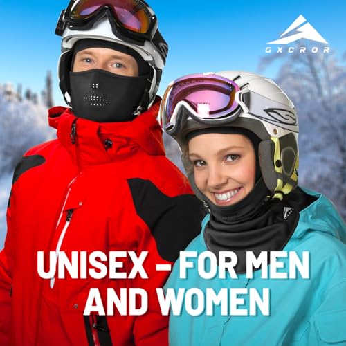 GXCROR Winter Balaclava Ski Mask,Windproof & Thermal,Face Mask for Skiing,Motorcycling,Fishing,Running