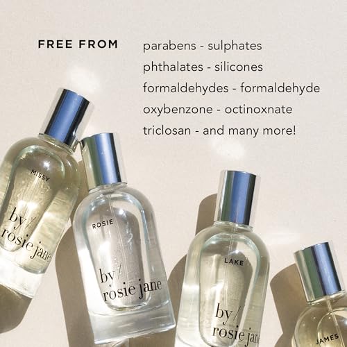 By Rosie Jane Eau De Parfum Spray (Dulce) - Clean Perfume for Women - Non-Toxic Body Mist with Notes of Creamy Vanilla, Brown Sugar & Warm Hinoki Wood - Paraben, Sulfate & Phthalate Free (50ml)