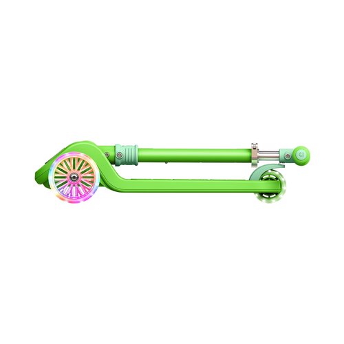 Jetson Bloom Go & Grow Kids 3-Wheel Light-Up Kick Scooter, Lights on Stem & Wheels, Adjustable Height Handlebar, Rear Brake, Easy-Folding Mechanism, Ages 3+, Green, JBLOOM-GRN