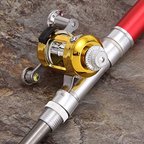 2023 Pocket Size Fishing Rod - Pen Fishing Pole and Reel Combo, Portable Telescopic Small Fishing Pole Mini Fishing Rod, M...