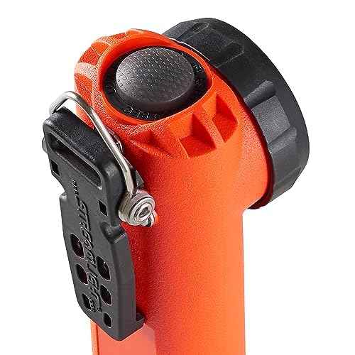 Streamlight 90950 Survivor X 250-Lumen Right-Angle Firefighter's Flashlight with Three (3) "AA Alkaline Batteries, Orange