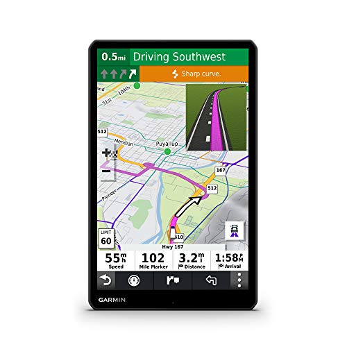 Garmin dēzl OTR1000, 10-inch GPS Truck Navigator, Easy-to-Read Touchscreen Display, Custom Truck Routing and Load-to-Dock ...