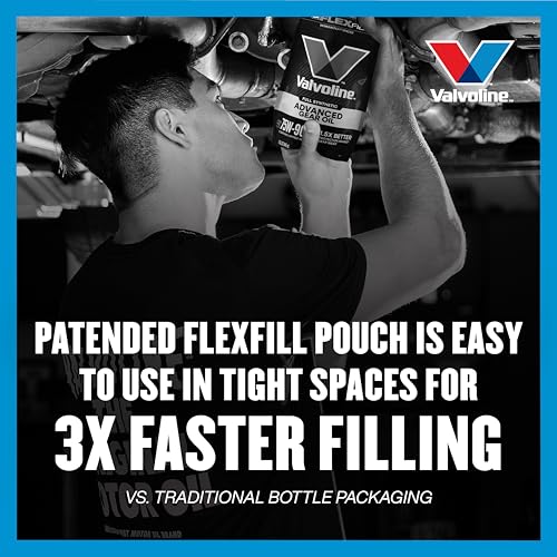 Valvoline Flexfill SAE 75W-140 Full Synthetic Gear Oil 1 QT, Case of 4