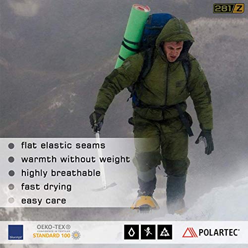 281Z Hiking Warm 6 inch Boot Liner Socks - Military Tactical Outdoor Sport - Polartec Fleece Winter Socks