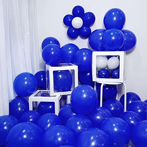 FOTIOMRG Royal Blue Balloons 12 inch, 50 Pack Royal Blue Latex Party Balloons Helium Quality for Birthday Graduation Baby ...