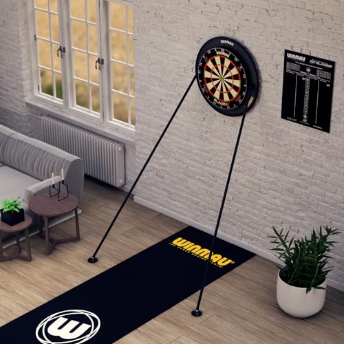 Winmau Dart Board Stand - Portable, Adjustable & Mount-Free Dartboard Stand System - Professional Darts Accessory - Compat...