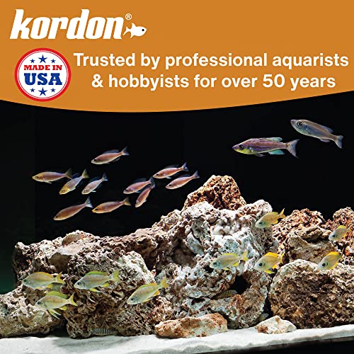 Kordon AmQuel Plus Aquarium Water Conditioner - Instantly Detoxifies Ammonia, Nitrite, Nitrate, and Chlorine Remover for F...