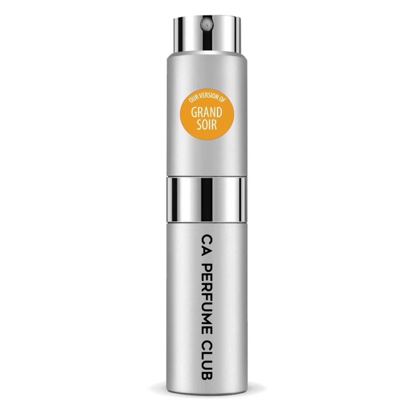 CA Perfume Impression of Grand Soir for Women and Men Amber Scent Long Lasting Unisex Fragrance Eau De Parfum Travel Size Refillable Atomizer Spray 0.27 Fl Oz 8ml
