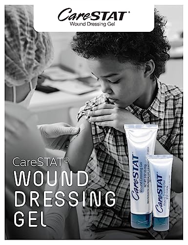 CareSTAT First Aid Kit Gel, 32 PPM Silver Healing Wound Dressing Solution, SilverSol Ag₄O₄ Nano Particles Up to 10x More P...