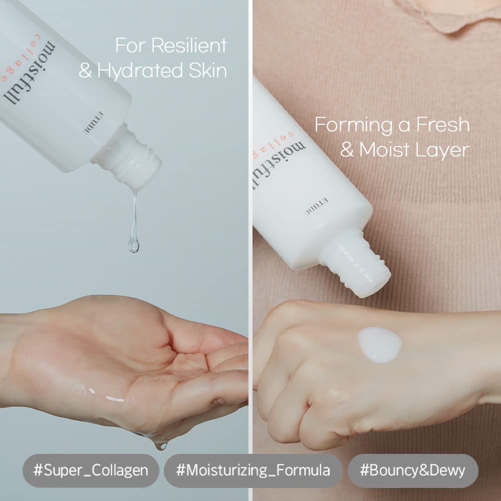 Etude Moistfull Collagen Skin Care Set, Perfect for Gift, Facial Emulsion and Toner, Face Moisturizer, Toner for Face, Super Col