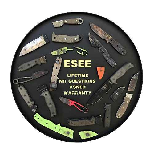 ESEE Izula (Dark Earth) with a Izula Handle Set (Orange G10)
