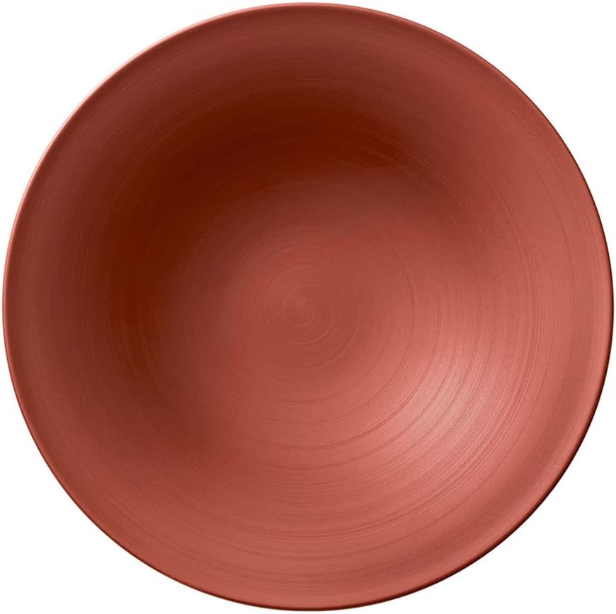 Villeroy & Boch Manufacture Glow Coupe Deep Plate (all over), 9.5 oz, Premium Porcelain, Copper
