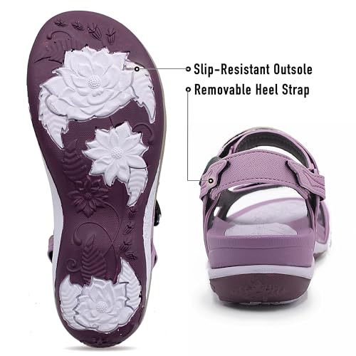 SIGNATURE Arch Support Womens Sandals Comfortable Walking. Everyday Comfy Sandals Women Wear for Beach, Travel, Water, Out...
