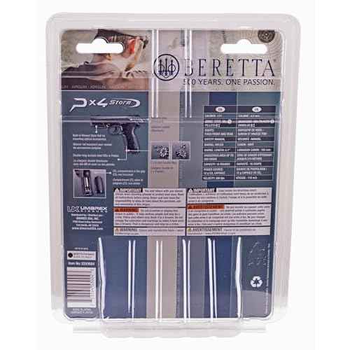 Beretta PX4 Storm .177 Caliber Blowback BB Gun Pistol, Shoots Pellets and BBS
