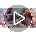 Blushtier 100 Pcs Christmas Plastic Cups Disposable with Lids and Straws 12 oz Christmas Holly Party Cups Clear Drinking C...
