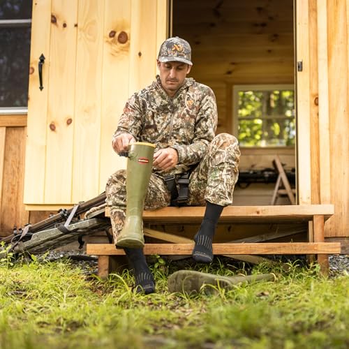Darn Tough Men's Merino Wool Hiking Socks - Breathable, Lightweight Thick Socks - Charcoal, Medium