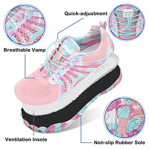 Scurtain Unisex Mens Womens Athletic Hiking Water Shoes Quick Dry Barefoot Aqua Shoes Swim Shoes Beach Shoes with Drainage