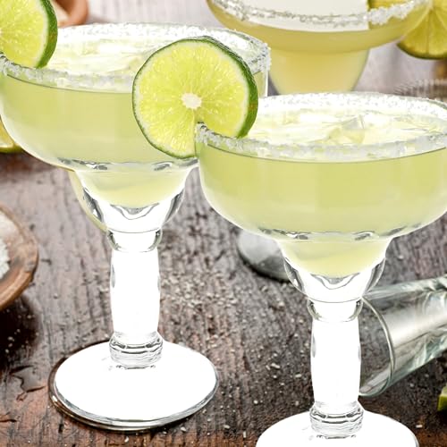 SHMIR Margarita Glasses 13.5 oz Clear Glassware for Cocktail Mixed Drinks Dessert Home Kitchen Bar Party Cups Favor Table ...
