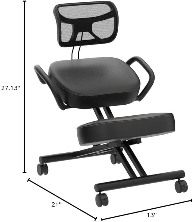 VIVO DRAGONN DN-CH Kneeling Chair, Metal, Black, One Size Fits All