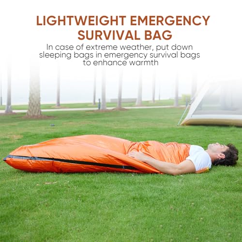 Xsog Ultralight Down Sleeping Bag for Adults, 1.92lbs 32-55F 650 Fill Down, Lightweight Compact Mummy Backpacking Sleeping...