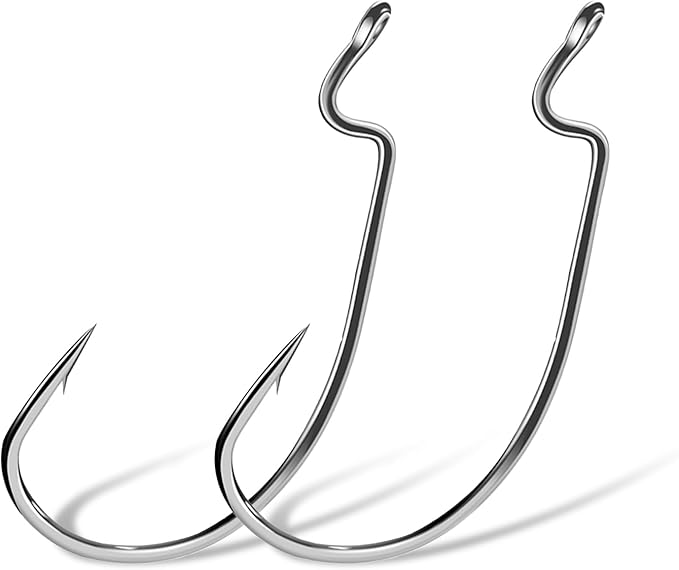 BBBF 25pcs Premium Ewg Hook for Freshwater Fishing - Essential Fishing Supplies, Accessories, and Gear - Perfect for Soft ...