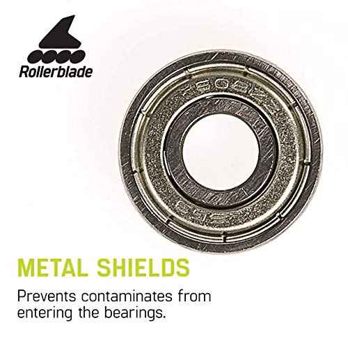 Rollerblade Inline Skate SG9 Bearings, Silver, 16 Pack