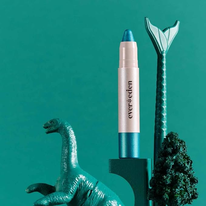 Evereden Kids Fantasy Face Crayon: Mermaid'sTail - Non Toxic Makeup & Multi-Purpose Face, Eye, & Lip Crayon - Clean & Vegan Makeup for Kids - Safe for Sensitive Skin
