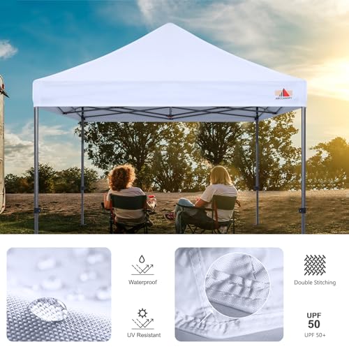 ABCCANOPY Replacement Canopy Top for Pop Up Canopy Tent (10x10, Black)