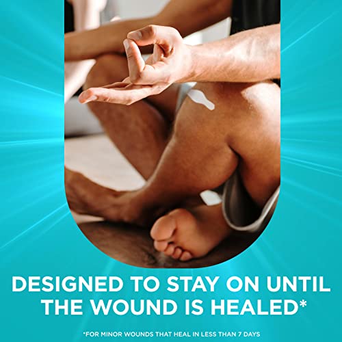 BAND-AID Brand Hydro Seal Adhesive Waterproof Bandages, Large Hydrocolloid Gel Patch for First Aid Support Better Healing ...