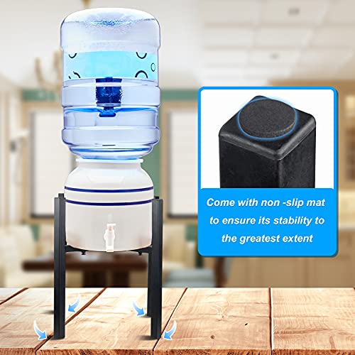 YiePhiot Water Filter Dispenser Counter Stand Beverage Drink Dispensers Stand Fits Countertop Gravity Water Dispensers (Ad...