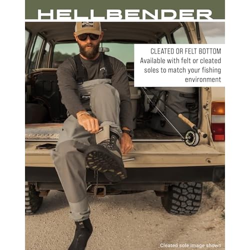 FROGG TOGGS Men's Hellbender Waterproof Fishing Wading Boot for Fishing in Felt or Cleated