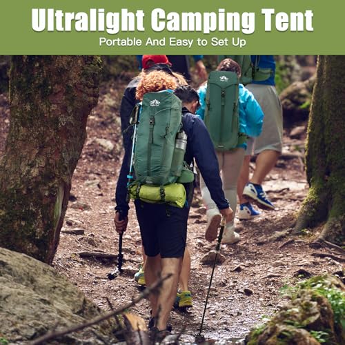 Night Cat Ultralight Tent 1 Person for Professional Backpacker Hiker 2 LBS Only Lanshan Backpacking Bivvy Ground Tent Heav...