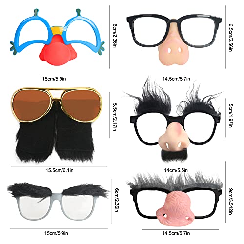 Ocean Line Halloween Glasses - 6 Pairs Fun Halloween Costume Party Favors