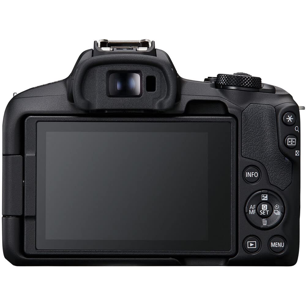 Canon EOS R50 Mirrorless Camera with 18-45mm & 55-210mm RF-S Lenses | 24.2MP APS-C Sensor, Dual Pixel CMOS AF, 4K Video | Compact Hybrid Camera Kit with Shoulder Bag and 64GB Card