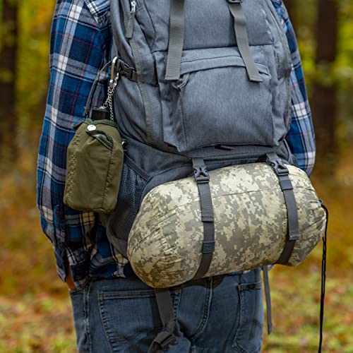 Maxam Sleeping Bag, 28 x 73", Olive Drab