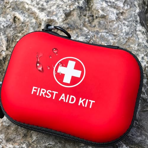 Prelady 138 Pcs Mini First Aid Kit Travel Size, TSA Approved Small First Aid Kit for Car, Hiking & Home, Compact Travel Me...