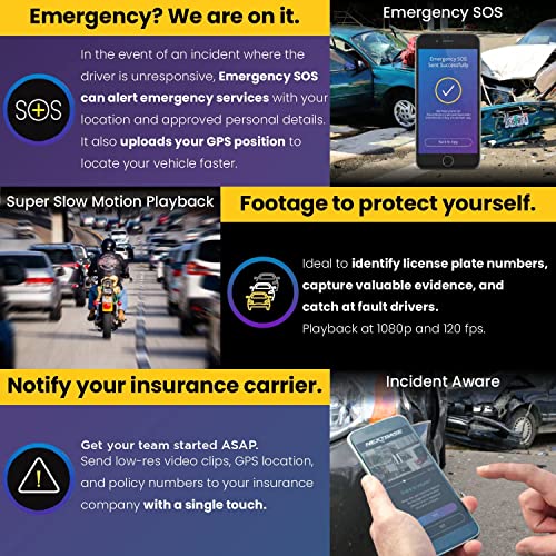 Nextbase 622GW Dash Cam with Rear Window Cam & 64GB Micro SD Card Bundle - True 4K 30fps UHD Recording Dash Cam, Wi-Fi, GP...
