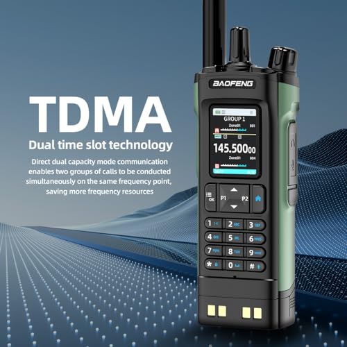 BAOFENG DM-32UV DMR Radio Handheld Walkie Talkie 10W GPS APRS Dual Band Wireless Copy Frequency Type-C Programming Ham Rad...