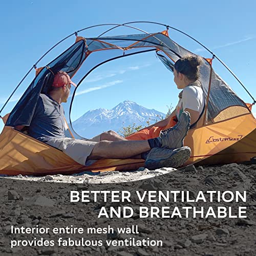 Clostnature Lightweight Backpacking Tent - 1/1.5/2/3/4/6 Person Ultralight Waterproof Camping Tent, 3 Season Large Size Ea...