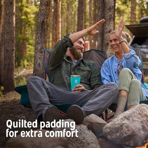 Kelty Low Loveseat Oversized 2-Person Heavy Duty Folding Camp Chair, Double Seat for Soccer Games, Tailgating, Beach Days...