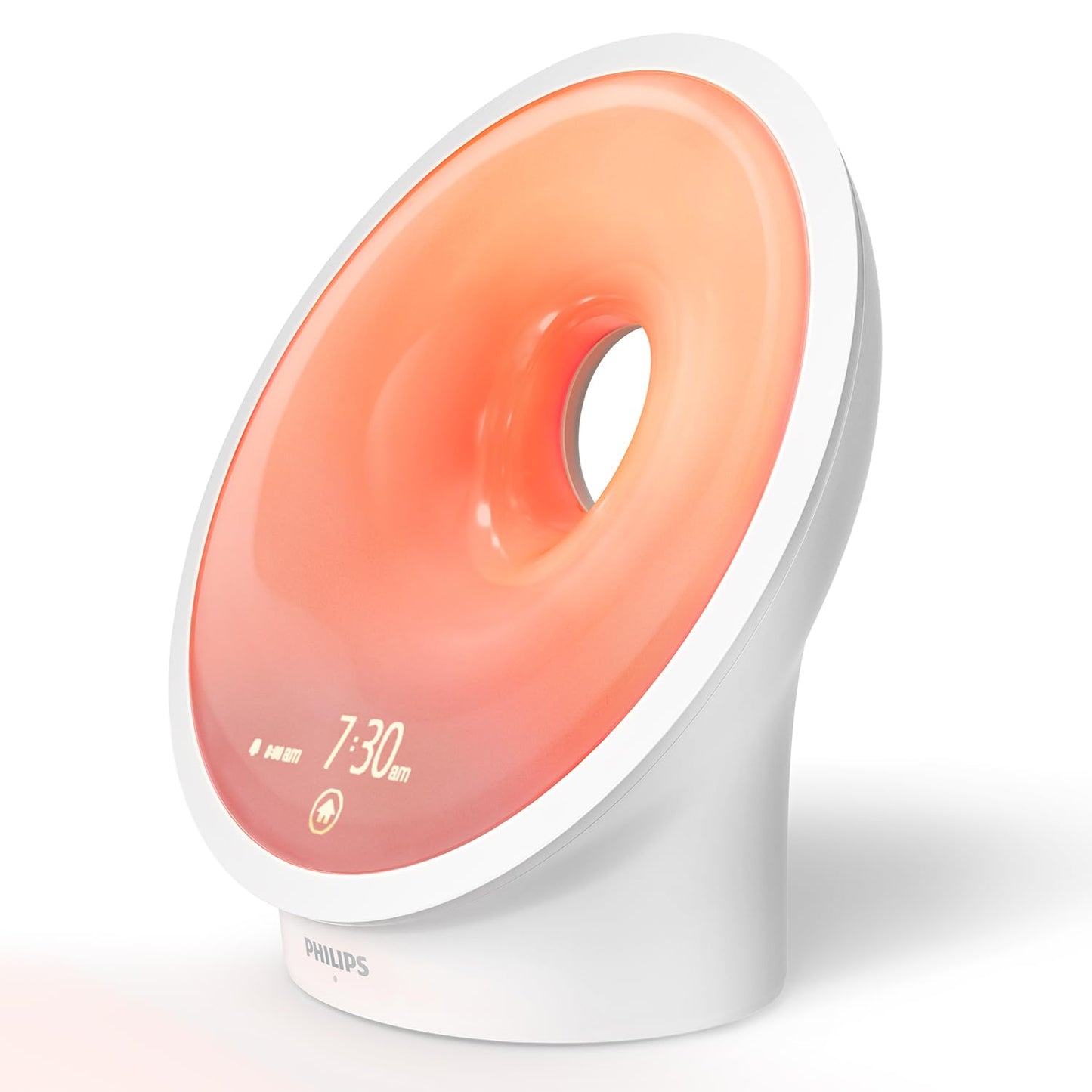 Philips SmartSleep Sleep and Wake-Up Light, Simulated Sunrise and Sunset, Multiple Lights and Sounds, RelaxBreathe to Sleep, HF3650/60