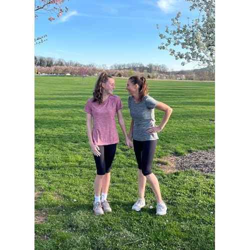 baleaf Women's Capri Leggings with Pockets High Waisted Knee Length Capris Stretch for Casual Yoga Pants Workout Exercise